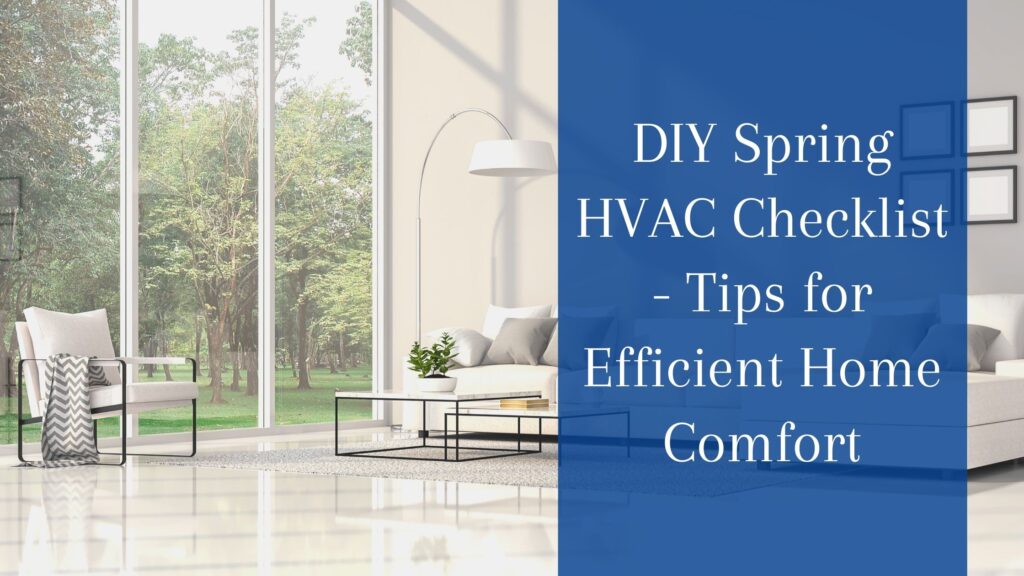 spring HVAC checklist